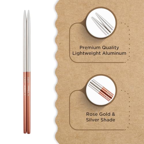 Image of Knitter's Pride Rosemist Normal Interchangeable Circular Needles 5 inch inch (13cm) - US Size 3 (3.25mm)