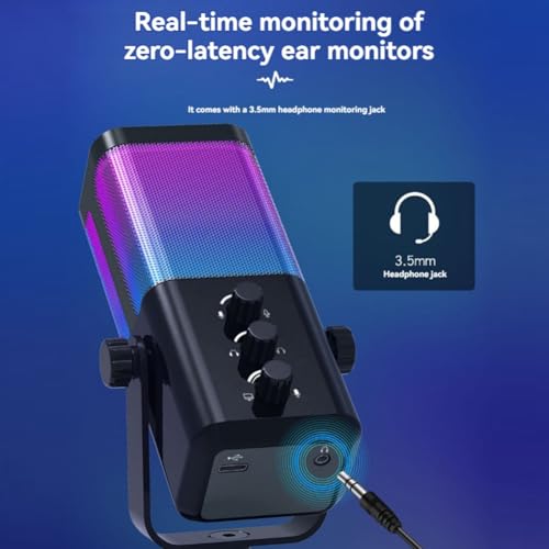 Microphone RVB USB-C : fini les bruits parasites en streaming