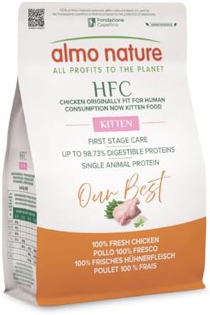 Almo Nature Kitten, Dry Food Kitten with Fresh Chicken | Pack of 400 g