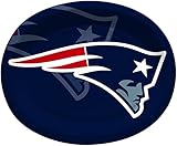 Creative Converting Officially Licensed NFL Oval Paper Platters, 8-Count, New England Patriots