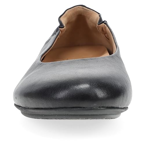 Image of Dansko Mollie Slip-On Ballerina Flats for Women - Built-in Wedge with Arch Support - Versatile Casual to Dressy Footwear - Lightweight Rubber Outsole