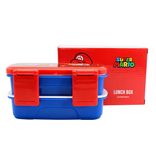 Lunch box talheres mario