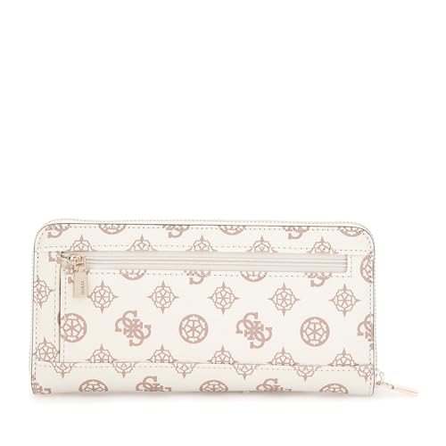 Image of Guess Women's White Printed Wallet| Ladies Purse Handbags | Gift For Ladies