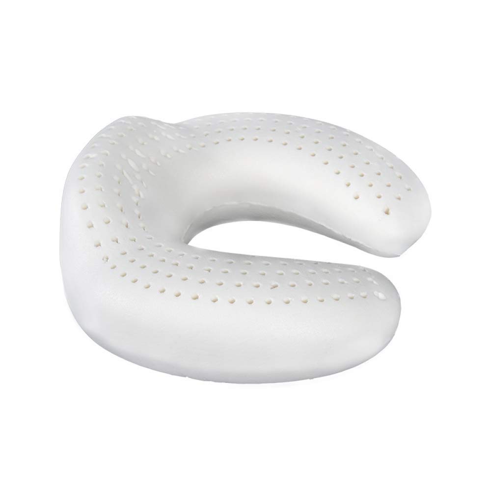 Oreiller en latex naturel de voyage ergonomique adulte u 30 x 28 x 12 cm