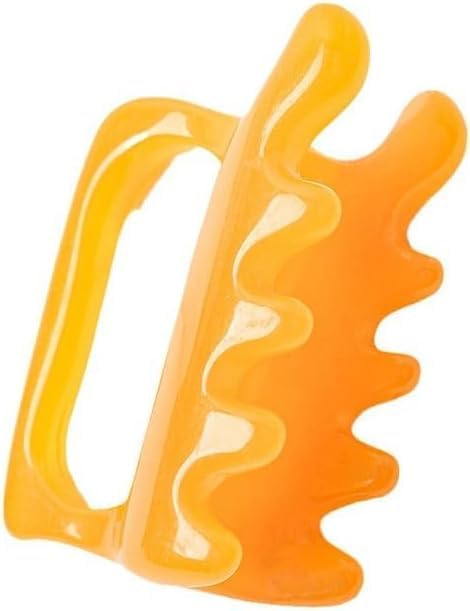 Upgrade Fascia Massage Blaster Tool for Myofascial Release, Cellulite, Muscle Knots, Trigger Points (Resin) Large Cellulite Massager Tool for Body Tension Relief Promote Lymphatic Circulation (Orange)