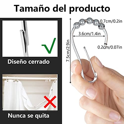 La Mejor comparativa de Ganchos para cortina de baño más recomendados. 5 Imagen adicional
