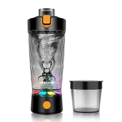 Electric Protein Shaker Bottle, USB Rechargeable Protein Shakes Mixing Cup, Water Drink Mixer...