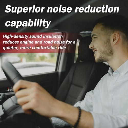 IXMGA Hood Insulation Soundproof Mat Compatible with 2024-2025 Toyota Tacoma,Engine Sound Insulation Pad for 2025 Toyota 4Runner,PET Hood Heat Shield Sound Deadening Pad Protective Cover Liner Mat by IXMGA - Image 3