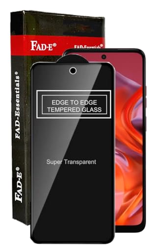 Image of FAD-E Tempered Glass Screen Protector Guard Compatible for Motorola Moto g05 (Transparent)
