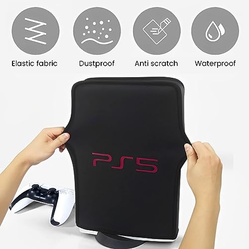 Image of TCOS TECH PS5 Dust Cover Dust Proof Cover Dust Anti Dust Case Mesh Jack Stopper for PlayStation 5 Console Digital Edition & Disc Edition