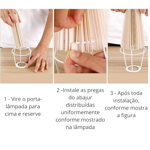 Luminária Abajur de Mesa Aesthetic Led USB, Desing Vintage, Luxoso Branco, Linda Luminária Clássica