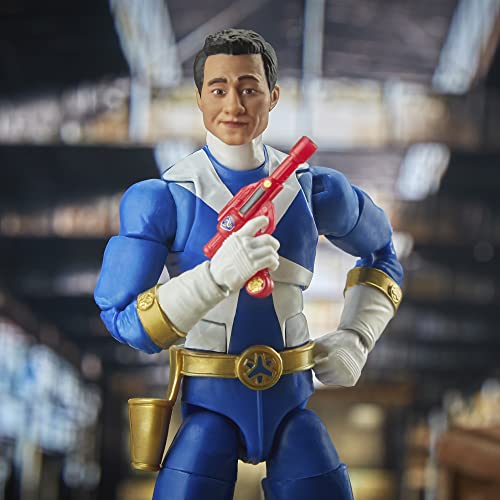 Power Rangers Lightning Collection Lightspeed Rescue Blue Ranger 6-Inch Premium Collectible Action Figure Toy with Accessories, Kids Ages 4 and Up