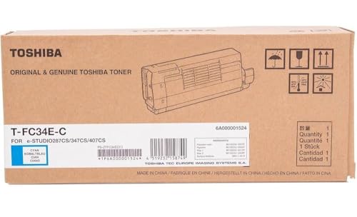Toshiba 6A000001524 Cartouche de toner compatible avec Imprimante ES287CS Cyan