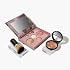 LAURA GELLER NEW YORK Baked Starter Kit: Baked Balance-n-Brighten Powder Foundation, Deep and Best of the Best Palette Blush Bronzer Highlighter Eyeshadow and Retractable Kabuki Brush