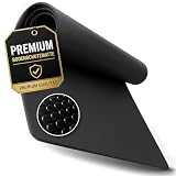 KARAT Bodenschutzmatte für Fitnessgerät (120x60cm) Laufband Matte 8mm Dicke - Rutschfest Stoßdämpfend - Fitness Unterlegmatte für Crosstrainer - Gymnastikmatte Fitnessmatte Sparta