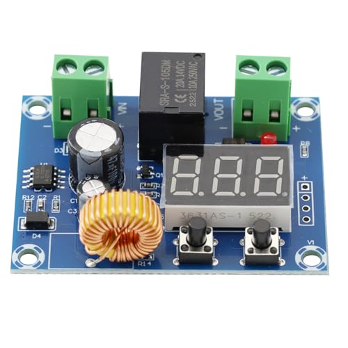 DEWOTHV XH-M609 Programmierbarer Batteriewächter DC 12V-36V, Niederspannungs-Abschaltschalter und Überentladungsschutz Modul mit Digitalem Display für Batterieschutz (Pack of 3)