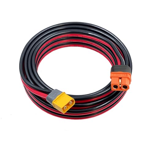 ZkeeShop XT60 Male to Female Cable - 10AWG Solar Charging Cable Extension for Ecoflow Portable Power Station (10FT) by ZkeeShop - Used condition - US$27.59