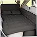 Jorzer Car Mattress, Folding Car Mattress for Back of Cars, Flocking Inflatable Double Camping Bed with Pillows & Accessories for Kids Outdoor Indoor, Black.