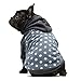 Fitwarm Polka Dot Pet Clothes Dog Hoodie Sweatshirts Pullover Cat Jackets Fleece Grey Medium
