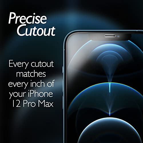 Shacoryze for iPhone 12 Pro Max Screen Protector Front and Back, iPhone 12 Pro Max Glass Protector Front & Rear Tempered Glass HD Clarity Compatible with iPhone 12 Pro Max (6.7 inch) — view 3