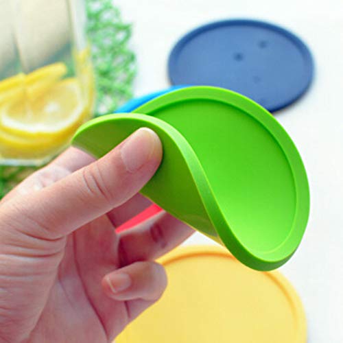 Silicone Coffee Coaster With Stand, Bar Drink Coaster, Non-Slip Heat-Resistant Coaster. #TOP5