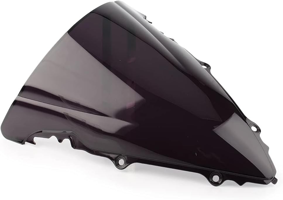 Windshield Fit for Yamaha YZF-600 R6 2003 2004 2005/YZF R6s 2006 - 2009 Motorcycle ABS Windscreen Black Wind Shield