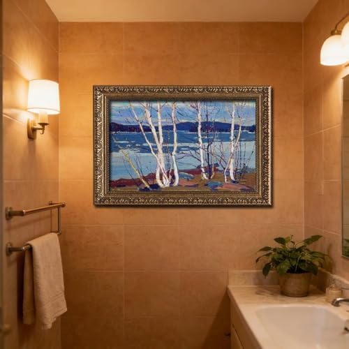 Impression sur toile Last Spring Tom John Thomson : finis les murs de bureau vides - 6