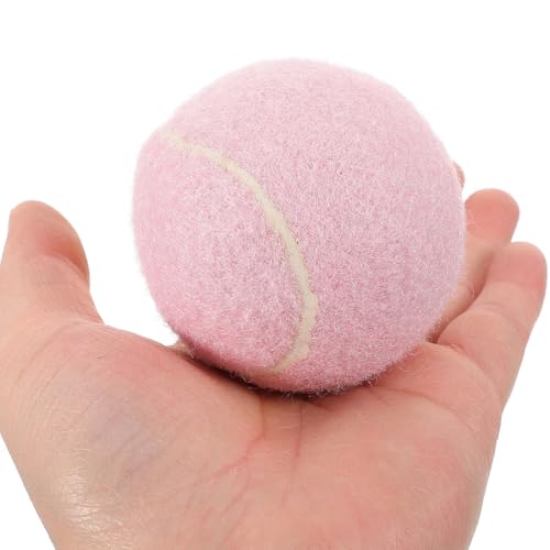 GAROZATION Trainings Tennisbälle 2 Stück Gummi Übungsbälle Für Anfänger Und Spieler Leichtes Spielzeug Für Grundschläge Und Aufschläge