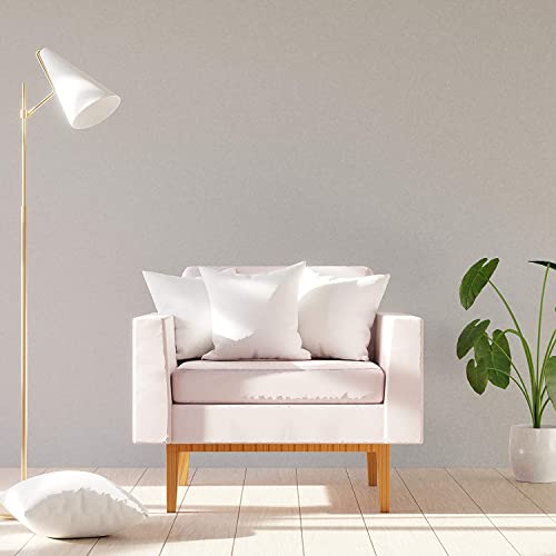 Continental Bedding 20X20 White Goose Down And Feather Fill 50/50 Decorative Throw Pillow Insert - Square Designer Pillows - Fluffy Euro Pillow Cushion Insert For Bed And Couch - Made In Usa #TOP27