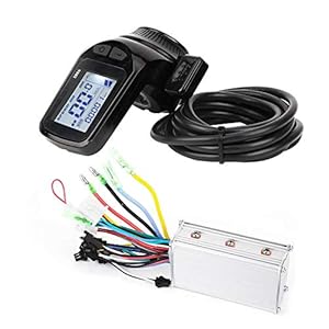 VGEBY Elektrische fiets-controllerset, 36 V, 350 W, e-bike controller met lcd-display, waterdichte borstelloze besturingsset voor elektrische fiets
