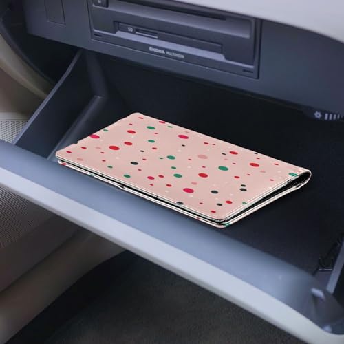 Organizador de documentos para auto cuero miniatura 6