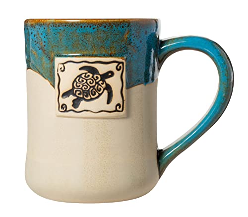 Mug artesanal Cape Shore 16oz con diseño de tortuga miniatura 1
