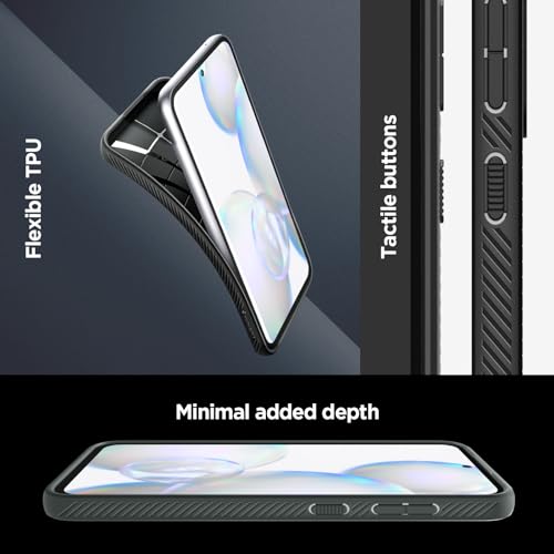 Image of Spigen for Galaxy S23 FE Case, Liquid Air [No Magnet Ring] [Military-Grade Protection] - Abyss Green