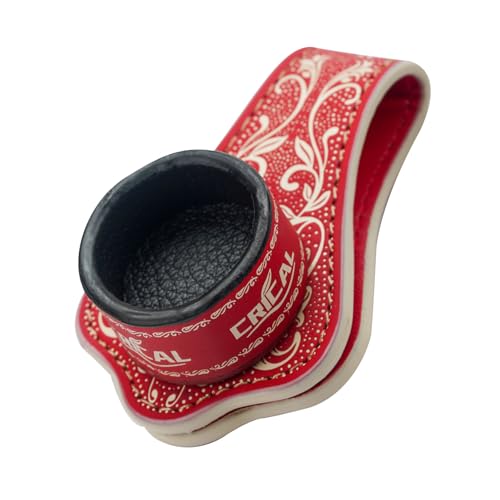 CRICAL Portable Magnetic Pool Chalk Holder Round Chalk Cube Holder Billiard Cue Accessory Red White