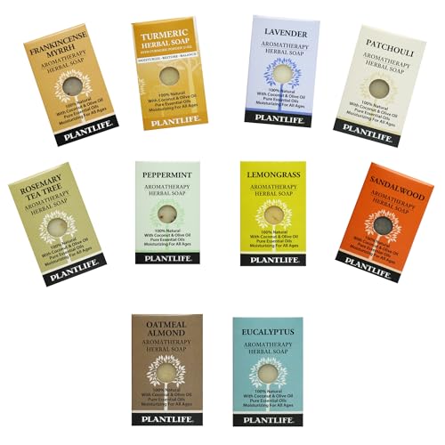 Plantlife Sampler Pack of 10 Bar Soaps