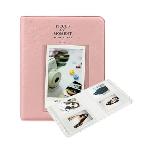 Álbum Instax Mini para 64 fotos Pieces of Moment Rosa