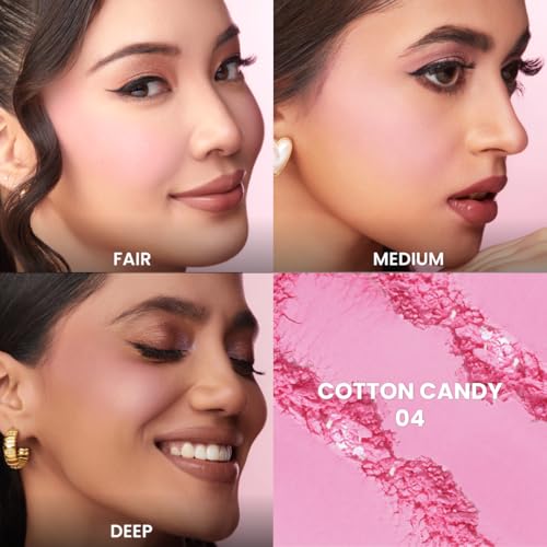 Image of Typsy Beauty Ph-antastic Color Adjusting Blush|Cotton Candy 04|Flawless Finish|Featherlight|Long Lasting|4g