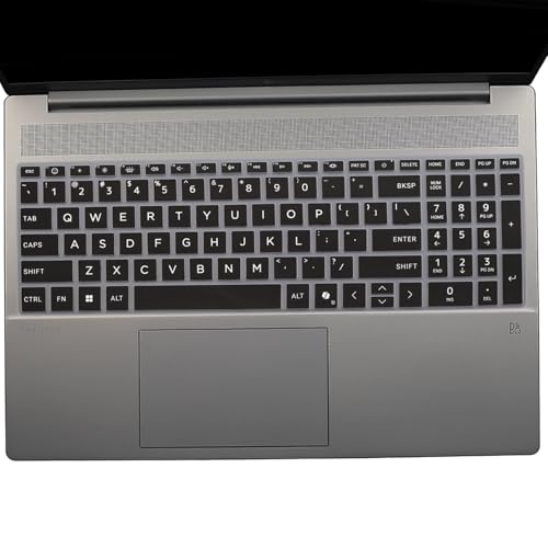 Funda de teclado lavable que evita el desgaste en portátiles HP 15-fc y OmniBook 5 AI 7