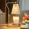 Imenlox Candle Warmer Lamp, with Timer & Dimmer, Adjustable Height, Christmas Birthday Mothers Day Gifts for Women Mom Her, House Warming New Home Thanksgiving Décor (Amber)
