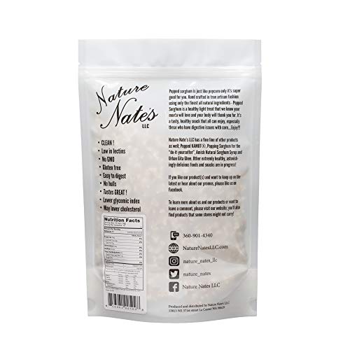 Nature Nate’s Popped Sorghum, Rosemary & Garlic - Organic, Keto & Gluten Free, Healthy Snacks, Better Than Popcorn, Made In Usa - 5 Ounce (Pack Of 6) #TOP2