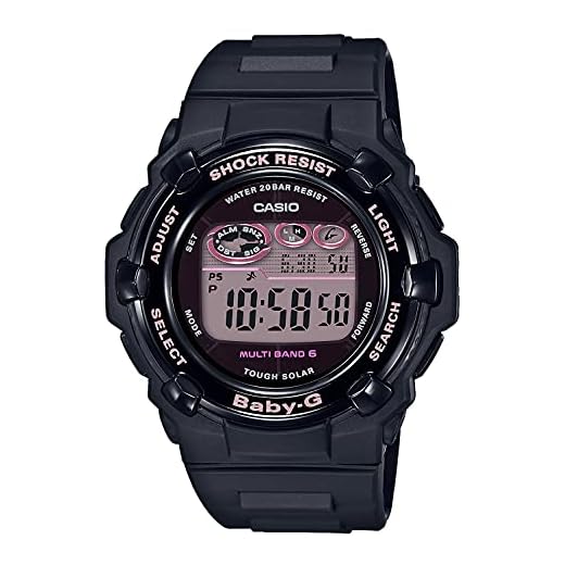 Casio] Watch Baby-G Radio Solar 2021 Model BGR-3000UCB-1JF Ladies Black