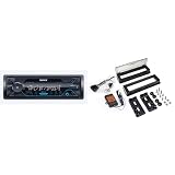 Sony DSX-A415BT Media Receiver with Bluetooth with HDK001X - Radio Replacement Kit Compatible with 98-13 Harley Davidson Motorcycles