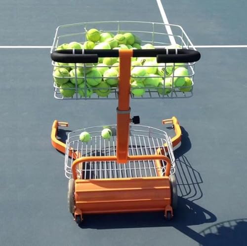 Carrello automatico per raccogliere palline da tennis – raccoglie e contiene fino a 290 palline per un uso efficiente sul campo da tennis