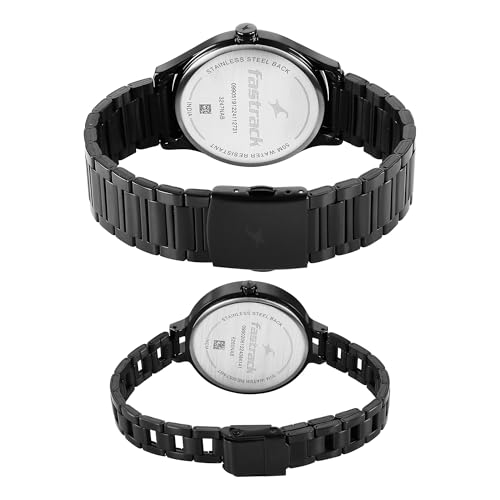 Image of Fastrack Mixmatch 4.0 Black Dial Pair Watch