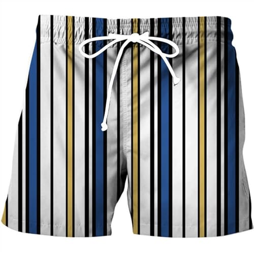 Men‘s Summer 3D Digital Printed Beach Pants Loose Casual Drawstring Shorts for Clothes Quick-dry Cool Ice Trunks3