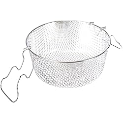 Cacerola Freidora Ibili Cestillo freidor estañado con 2 Asas, Aleación, Multicolor, 23 cm