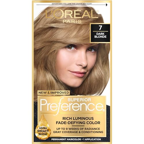 L'Oreal Paris Superior Preference Luminous Fade-Defying Permanent Hair Color, Hair Dye For Up to 9...