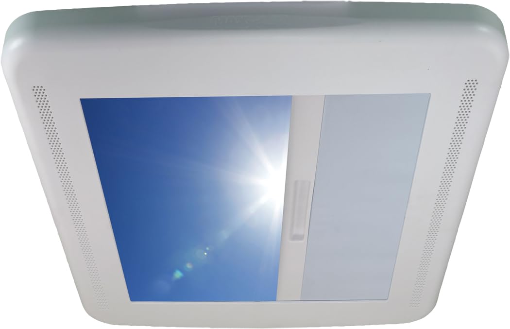 マックスファン　MAXXFAN Shade LEDライト付き(クールホワイト) MAXXAIRマックスエアー製マックスシェードプラス【LED照明付