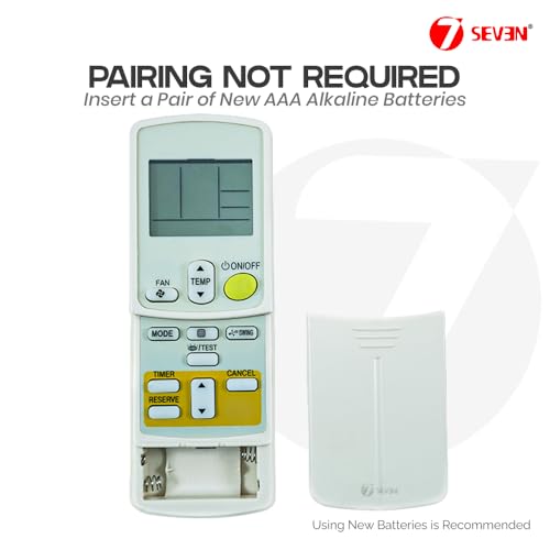 Image of 7SEVEN Compatible Daikin Ac Remote Original BRC4C151 BRC4C152 BRC4C155 BRC4C158 Model 92A Suitable for Split and Window Air Conditioner and Replicate of Genuine Remotes