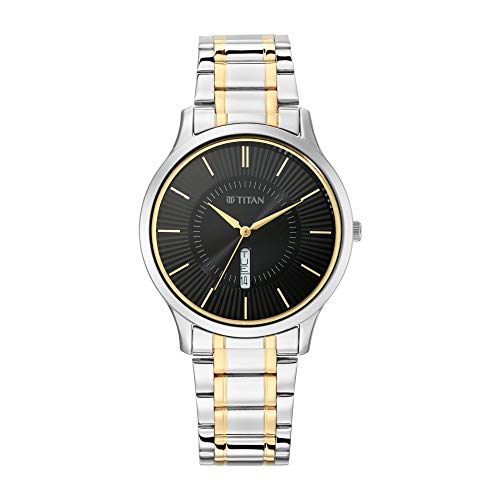Titan Lagan Collection Analog Black Dial Men’s Watch-NN1845BM01/NR1845BM01